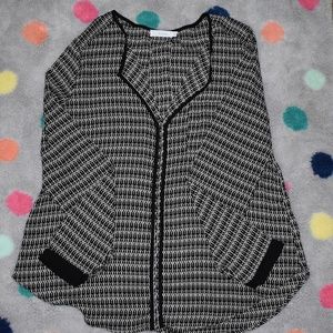 Lush Blouse - black & white